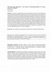 Research paper thumbnail of Who leads peace operations? A new dataset on leadership positions in UN peace operations, 1948-2019