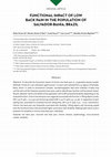 Research paper thumbnail of Functional Profile of Population Suffering from Chronic Lower Back Pain in Salvador-Bahia, Brazil: A Population-Based Study