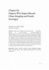 Research paper thumbnail of Empress Wu's Impact Beyond China: Kingship and Female Sovereigns