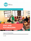 Research paper thumbnail of Italy and Peacebuilding