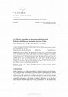 Research paper thumbnail of An Efficient Algorithm for Determining the Set of All Reductive Attributes in Incomplete Decision Tables