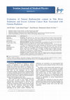 Research paper thumbnail of Evaluation of Natural Radionuclide content in Nile River Sediments and Excess Lifetime Cancer Risk Associated with Gamma Radiation