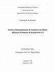 Research paper thumbnail of Sintese e heterogeneização de complexos de paladio