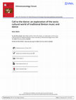 Research paper thumbnail of Call to the dance: an exploration of the socio-cultural world of traditional Breton music and dance