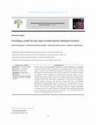 Research paper thumbnail of Providing a model for the issue of multi-period ambulance location