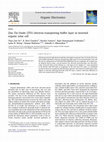 Research paper thumbnail of Zinc Tin Oxide (ZTO) electron transporting buffer layer in inverted organic solar cell