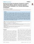 Research paper thumbnail of Resting-Associated Vocalization Emitted by Captive Asian House Shrews (Suncus murinus): Acoustic Structure and Variability in an Unusual Mammalian Vocalization