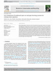 Research paper thumbnail of LCA comparison of traditional open cut and pipe bursting systems for relining water pipelines