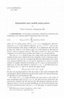 Research paper thumbnail of Exponential sums modulo prime powers