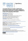 Research paper thumbnail of Association Between Gender Confirmation Treatments and Perceived Gender Congruence, Body Image Satisfaction, and Mental Health in a Cohort of Transgender Individuals