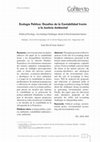 Research paper thumbnail of Ecología Política: Desafíos de la Contabilidad frente a la Justicia Ambiental