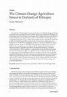 Research paper thumbnail of The Climate Change-Agriculture Nexus in Drylands of Ethiopia