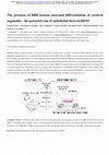 Research paper thumbnail of The presence of BBB hastens neuronal differentiation of cerebral organoids – the potential role of endothelial derived BDNF