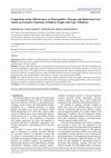 Research paper thumbnail of Comparison of the Effectiveness of Metacognitive Therapy and Behavioral Activation on Executive Functions of Elderly People with Type 2 Diabetes