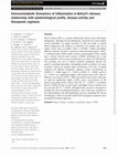 Research paper thumbnail of Immunometabolic biomarkers of inflammation in Behçet's disease: Relationship with epidemiological profile, disease activity and therapeutic regimes