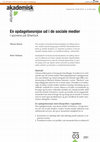 Research paper thumbnail of En opdagelsesrejse ud i de sociale medier