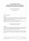 Research paper thumbnail of Le serment de Procné" (Jean Geschwin, 1962): una alegoría dramática de los horrores de la guerra