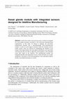 Research paper thumbnail of Sweat glands module with integrated sensors designed for Additive Manufacturing