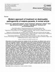 Research paper thumbnail of Modern approach of treatment on destroyable pathogenicity of malaria parasite: A review article