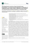 Research paper thumbnail of Anti-Hypertensive Activity of Some Selected Unani Formulations: An Evidence-Based Approach for Verification of Traditional Unani Claims Using LC-MS/MS for the Evaluation of Clinically Relevant Blood Parameters in Laboratory Rats