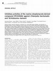 Research paper thumbnail of Inhibitory activities of the marine streptomycete-derived compound SF2446A2 against Chlamydia trachomatis and Schistosoma mansoni