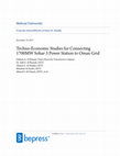 Research paper thumbnail of Techno-economic studies for connecting 1700MW sohar-3 power station to oman grid