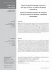 Research paper thumbnail of Impacto do distúrbio específico de linguagem e do tipo de escola nos diferentes subsistemas da linguagem