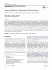 Research paper thumbnail of Heavy metal tolerance in marine strains of Yarrowia lipolytica