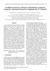 Research paper thumbnail of An Efficient and Secure, ID-based Authenticated, Asymmetric Group Key Agreement Protocol for Ubiquitous Pay-TV Networks