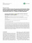 Research paper thumbnail of COVID-19 Whole-Genome Resequencing with Redundant Tiling PCR and Subtract-Based Amplicon Normalization Successfully Characterized SARS-CoV-2 Variants in Clinical Specimens