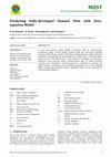 Research paper thumbnail of Predicting fully-developed channel flow with zero-equation model