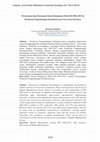 Research paper thumbnail of Perencanaan dan Penerapan Sistem Manajemen Mutu ISO 9001:2015 di Direktorat Pengembangan Kemahasiswaan Universitas Surabaya