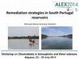 Research paper thumbnail of Remediation strategies in South Portugal reservoirs