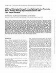 Research paper thumbnail of CRS1, a Chloroplast Group II Intron Splicing Factor, Promotes Intron Folding through Specific Interactions with Two Intron Domains