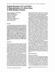 Research paper thumbnail of Crystal Structure of E. coli YhbY