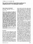 Research paper thumbnail of Two nuclear mutations disrupt distinct pathways for targeting proteins to the chloroplast thylakoid