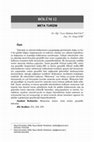 Research paper thumbnail of BÖLÜM 12 META TURİZM