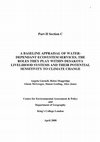 Research paper thumbnail of A Baseline Appraisal of Water-Dependant Ecosystem Services, the Roles They Play Within Desakota Livelihood Systems and Their Potential Sensitivity to Climate Change