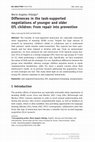 Research paper thumbnail of Differences in the task-supported negotiations of younger and older EFL children: From repair into prevention