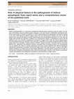 Research paper thumbnail of Role of physical factors in the pathogenesis of bullous pemphigoid: Case report series and a comprehensive review of the published work