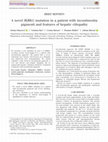 Research paper thumbnail of A novel IKBKG mutation in a patient with incontinentia pigmenti and features of hepatic ciliopathy