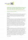 Research paper thumbnail of Emphysema quantification and lung volumetry in chest X-ray equivalent ultralow dose CT – Intra-individual comparison with standard dose CT