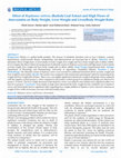 Research paper thumbnail of Effect of Raphanus sativus (Radish) Leaf Extract and High Doses of Atorvastatin on Body Weight, Liver Weight and Liver/Body Weight Ratio