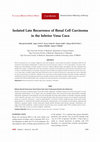 Research paper thumbnail of Isolated Late Recurrence of Renal Cell Carcinoma in the Inferior Vena Cava