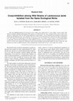 Research paper thumbnail of Cross-Inhibition among Wild Strains of Lactococcus lactis Isolated from the Same Ecological Niche