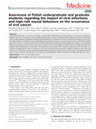 Research paper thumbnail of Awareness of Polish undergraduate and graduate students regarding the impact of viral infections and high-risk sexual behaviors on the occurrence of oral cancer