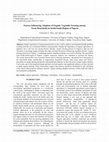 Research paper thumbnail of Factors Influencing Adoption of Organic Vegetable Farming among Farm Households in South-South Region of Nigeria