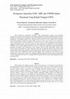 Research paper thumbnail of Komparasi Algoritma Saw, Ahp, Dan Topsis Dalam Penentuan Uang Kuliah Tunggal (Ukt)