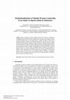 Research paper thumbnail of Institutionalization of Muslim Women Leadership (Case Study of Majelis taklim in Makassar)