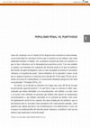 Research paper thumbnail of Populismo penal vs. punitividad